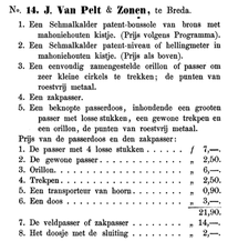 Catalogus der tentoonstelling van wis- en natuurkundige werktuigen te Leiden 1865 [GoogleBooks]