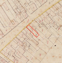 Boschstraat A-585 in 1830s. [17]