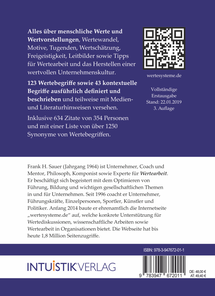 Das große Buch der Werte - Cover Rückseite Klappentext