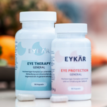 EYKÄR THERAPY und PROTECTION. Nahrung für Deine Augen.