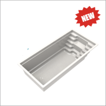 Top Angebot GFK-Pool Typ NivoPool Coral 620C isoliert 