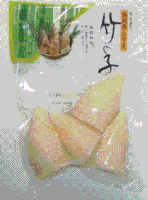 灰汁抜きした竹の子(Kazue Bussan)