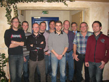 v.l.: Benjamin Praxmarer, Micheal Öttl, Christian Sigl, Andreas Fuchs, Kurt Lindner, Patrick Geisler, Wolfgang Bliem, Josef Steinbacher, Anton Praxmarer, Ronald Mathä