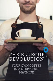 Blue cup nespresso deals
