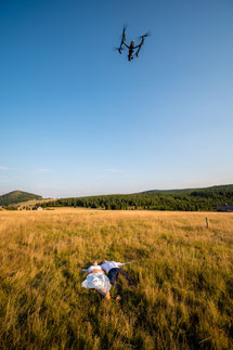 Fotografieren mit ener Drohne