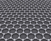 illustration of a graphene sheet