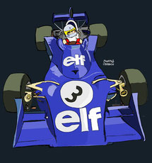 Jody Scheckter by Muneta & Cerracín