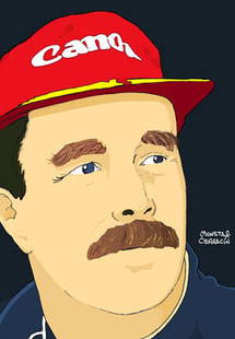 Helmet of Nigel Mansell by Muneta & Cerracín