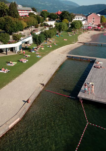 Blick vom Zehn-Meter-Sprungturm