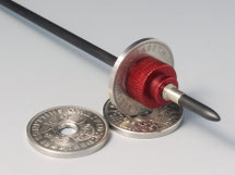 variable Münzhandspindel