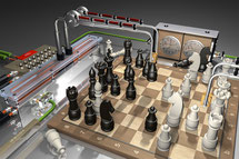 Schachfigurenversetzmaschine
