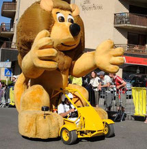 KART LION GÉANT    CRÉDIT LYONNAIS        Caravane Tour de France 2006