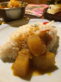 冬の季節カレー　大根カレー