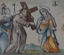 IV Estación, Jesús se encuentra con su Madre en la Vía Dolorosa