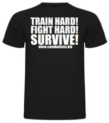 SC Int'l Street Combatives Shirt Train Hard Fight Hard Survive