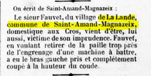 Le Nouvelliste de Bellac 25/09/1892