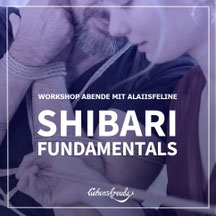 Shibari Starter Workshop Bild mit Juteseil-Fesselung an den Unterarmen, Einführung in Shibari Bondage