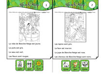 Blanche Neige Fiches De Preparations Cycle1 Cycle 2 Ulis