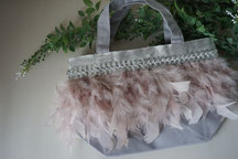  Grege feather bag