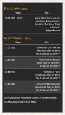 Termine Brauhaus Bergheim 2025