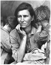 Dorothea LANGE, Mère migrante, 1936, photographie
