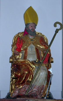 Duomo: Statua S. Nicola in legno