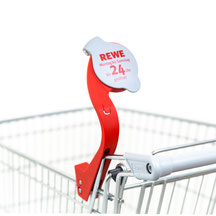 EIWAL® shopping cart magnifying glass at Rewe