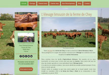 site elevage ferme de chey cree en formation avec e-cime.fr spécialiste du site avec optimisation Référencement pour TPE