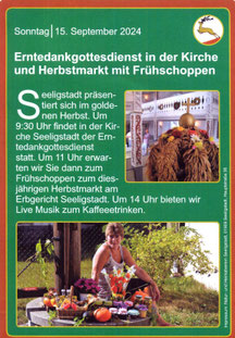 Bild: Herbstmarkt Seeligstadt 2024