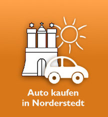 Grafik: "Ihr Gebrauchtwagenhändler in Norderstedt"