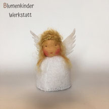 Blumenkinderwerkstatt Engel blond Zöpfe