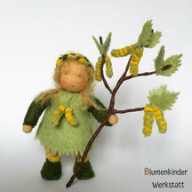 Blumenkinderwerkstatt Birke mit Beinchen