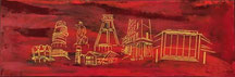 BOmmage 15, 50 x 150 cm, Auftragsarbeit