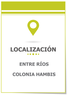 Lotes en Colonia Hmbis, Entre Ríos; Lote en Colonia Hambis; Loteo en Colonia Hambis; Carina Rossier Inmobiliaria Vende Lotes en Colonia Hambis