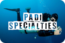 PADI Specialty course sidemount diver