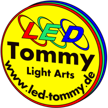 Personalisierte LED Lampen - LED Tommy Logo