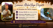 Montags Online Yoga mit Francis >> NEUE Kurs-Periode ab 6. Juli * oder  vor Ort in Laufen Mittwochs!
