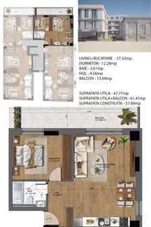 Apartament 2 camere, etaj 1 Piață Unirii, ultracentral