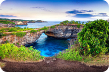 photo de broken beach à Nusa Penida