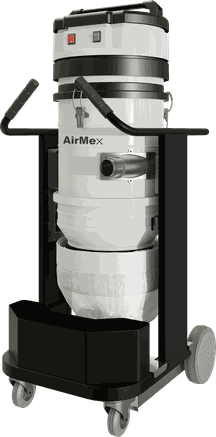 AirMex AM 200-Bag Industriesauger mit H-Filter für toxische Stoffe