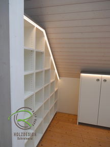 Büromöbel in Dachschräge - Holzdesign Rapp Geisingen