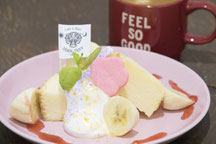 バナナショートケーキ