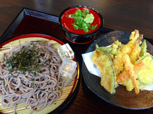 天ざるそば 800円