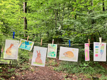 Malen im Wald
