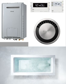 暖房ふろ給湯器にマイクロバブルバスシステムを内蔵した「RUFH-ME」さらにウルトラファインバブル給湯も可能なオールインワン「RUFH-UME」が同時登場予定！