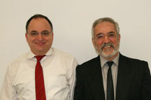 Die beiden Scheidenden (v.l.): Andreas Hartmann und Haluk Gercek