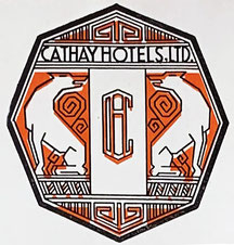 Logo of Cathay Hotels Ltd. From the MOFBA collection.
