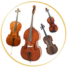 les familles d'instruments cordes