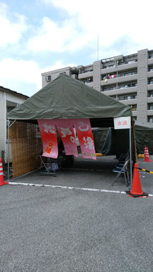 八街　松戸の湯　松戸駐屯地の自衛隊