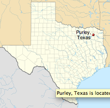 Purley, TX location (Source: Wikipedia)